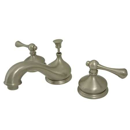 Kingston Brass KS1168BL 8" Widespread Bathroom Faucet, Brushed Nickel KS1168BL